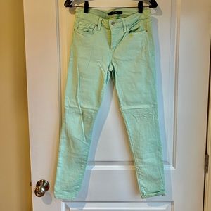 Mint green skinny joes jeans!!